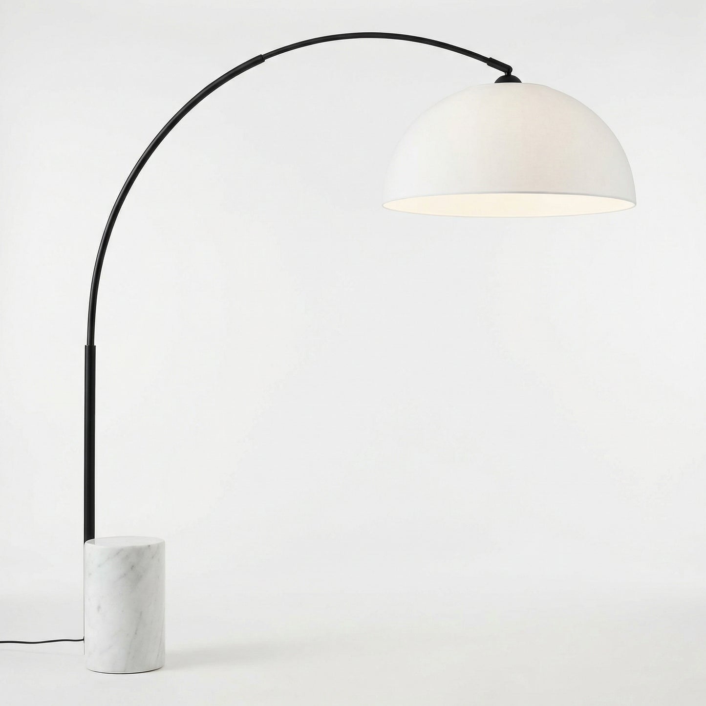 Arc Floor Lamp with Marble Base