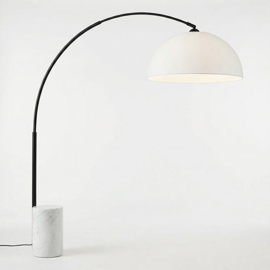 Arc Floor Lamp with Marble Base